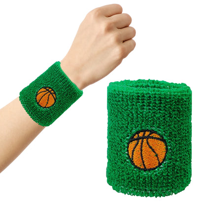 Sports Wristbands For Kids Children Wrist Sweat Bands Children Wrist Bands Sweat-proof For Basketball Baseball Football Soccer