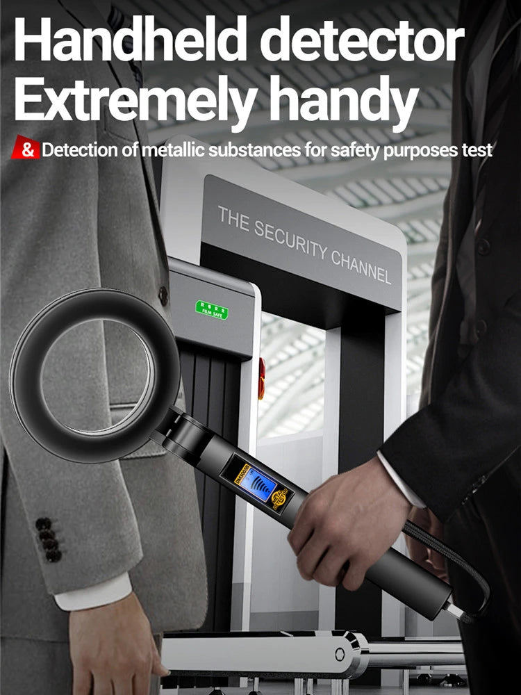 Handheld Metal Detector High Sensitivity Metal Detector Underground Multipurpose Metal Finder Buzzer & Vibration Alarm