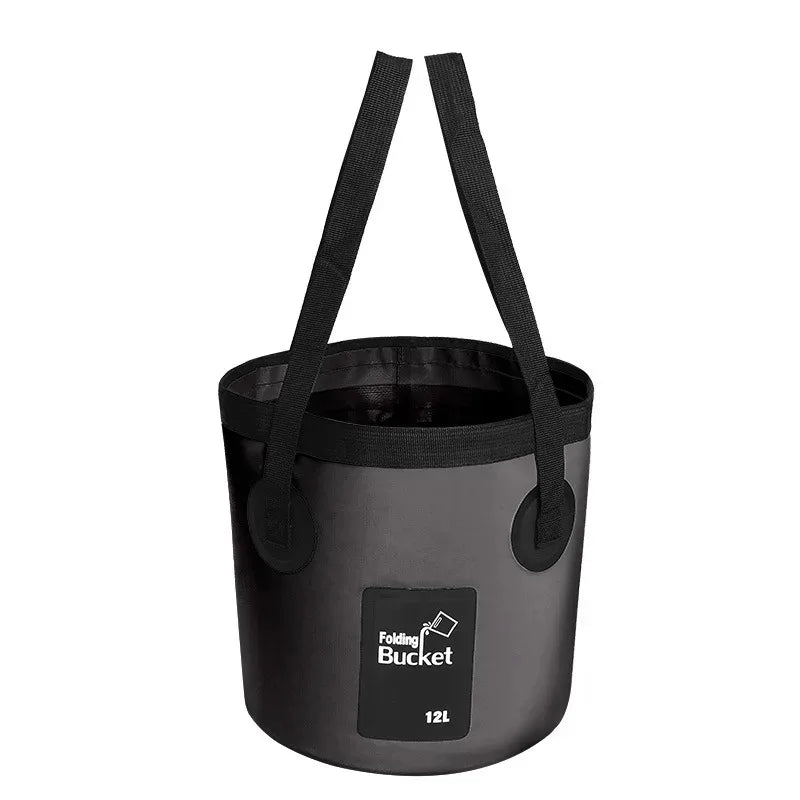 12L/20L Bowl Sink Washing Bag Car Wash Bucket Portable Outdoor Travel Foldable Water Multifunction Folding Portable Bucket Water