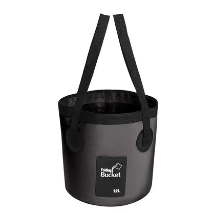 12L/20L Bowl Sink Washing Bag Car Wash Bucket Portable Outdoor Travel Foldable Water Multifunction Folding Portable Bucket Water