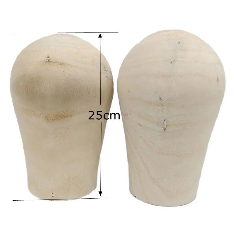 21" Wood Block Head Training Mannequin wig Head Display Styling Mannequin Manikin Head Wig Stand wig head Stand