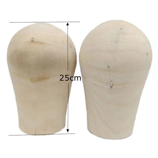 21" Wood Block Head Training Mannequin wig Head Display Styling Mannequin Manikin Head Wig Stand wig head Stand