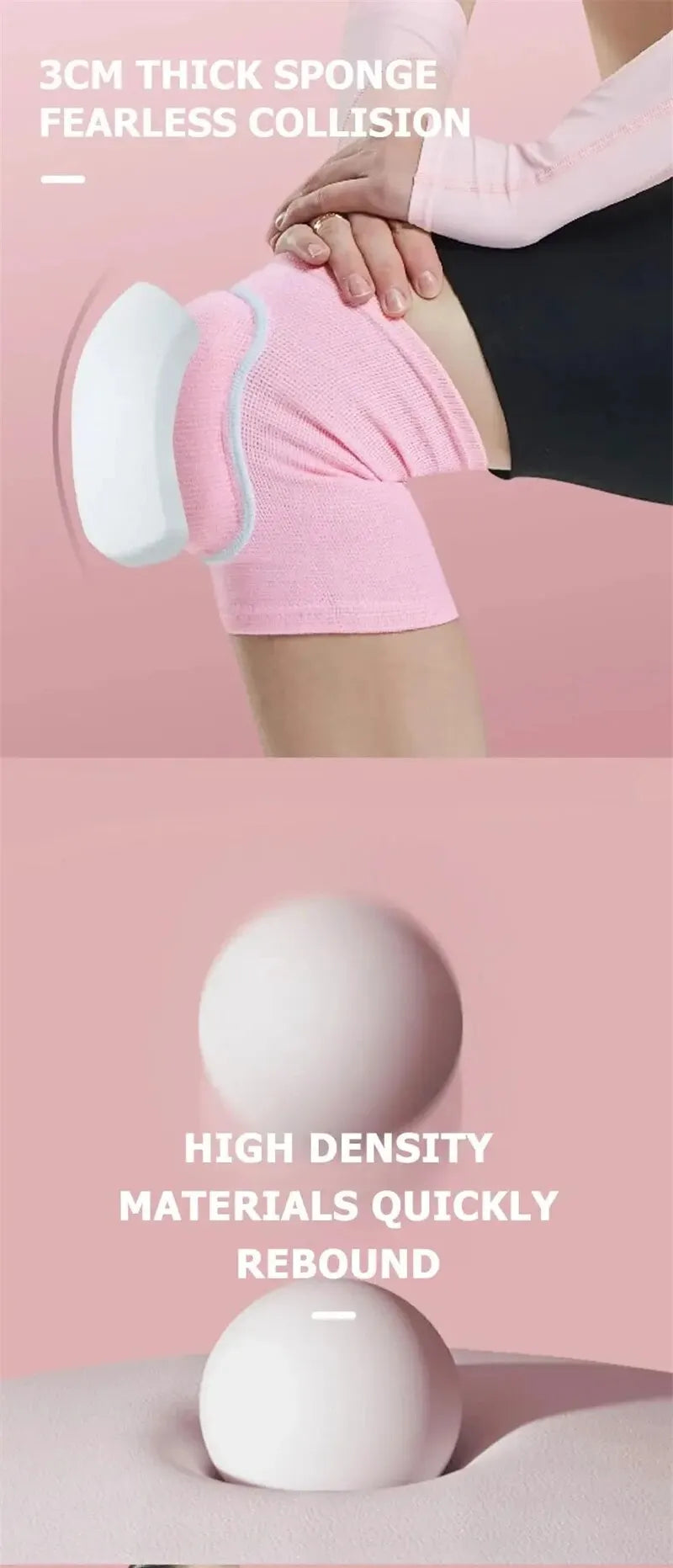 Volleyball Knee Pads for Dancers Men Women Kids Soft Breathable Knees Protective Football Dance Yoga Tennis Running Cycling Use