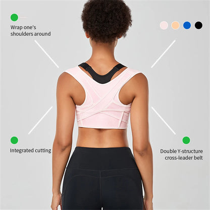 Posture Support Back Brace for Clavicle, Back Straightener Keeps Your Back Straight From Slouching, Comfortable Posture Trainer