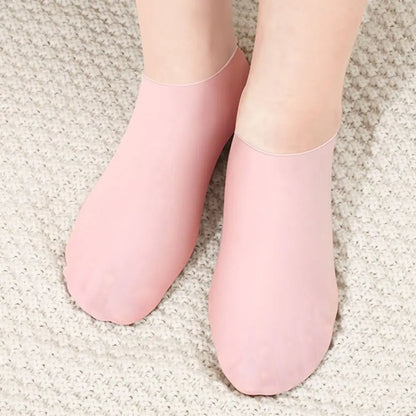 Repair Silicone Moisturizing Socks Remove Dead Skin Anti Cracking Skin Care Socks Pain Relief Exfoliating Foot Care Tool