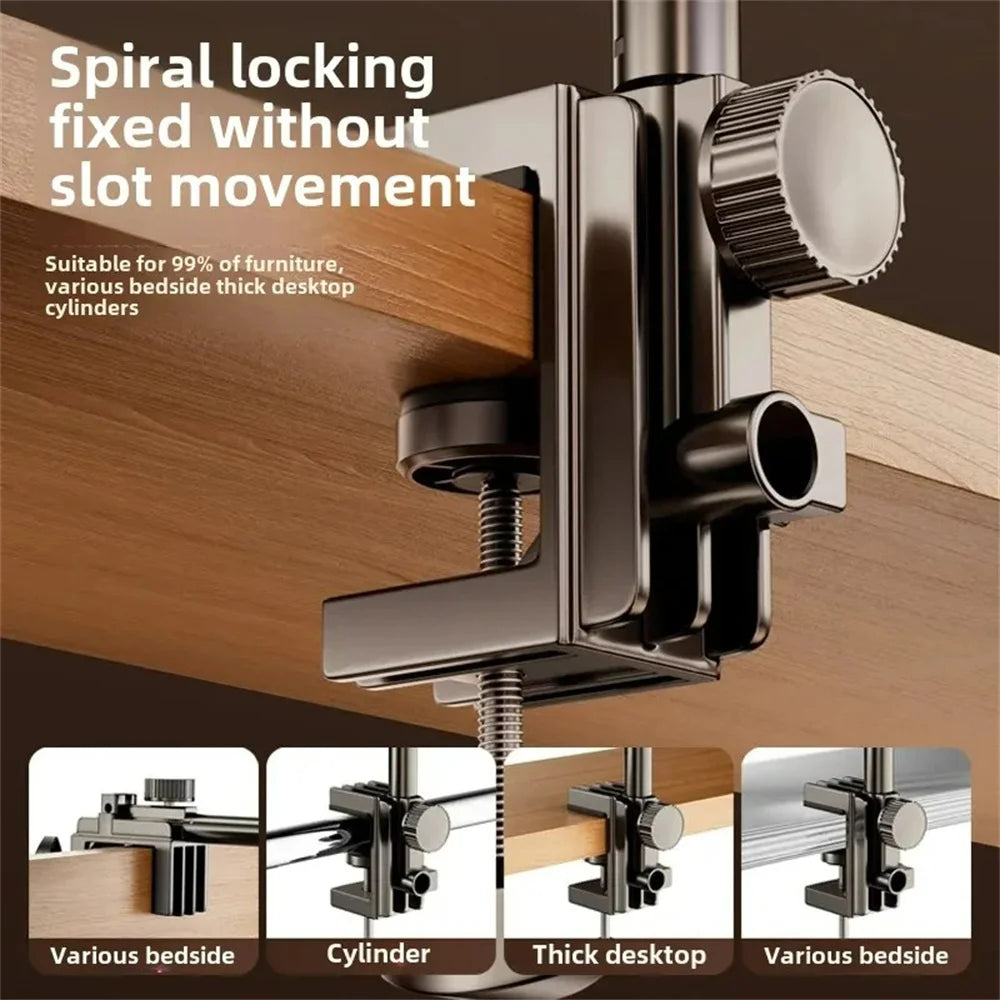 Tablet Holder for Bed Desk IPad Stand with Flexible Metal Arm Rods Tablet Stand For 4-13 inch Android Tablet Xiaomi Poco Bracket