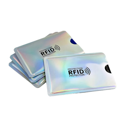 Portable RFID Blocking Sleeves Multi-color Credit Card Protector Protect Your Cards From Electronic Theft