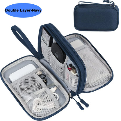 Electronics Wire-winding Storage Bag Waterproof Carrying Accessories Pouch Travel Bag Universal Cable Organizer Electronics Bag