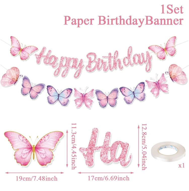 Butterfly Party Snack Tray Butterfly Birthday Party Decoration Kids Girls Birthday Party Supplies Baby Shower Party Decoration