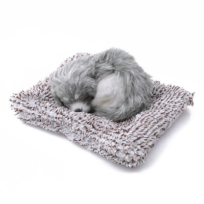 Car Stuffed Toys Lovely Simulation Animal Plush Sleeping Dogs Toy Kids For Car Interior Decor Accessories