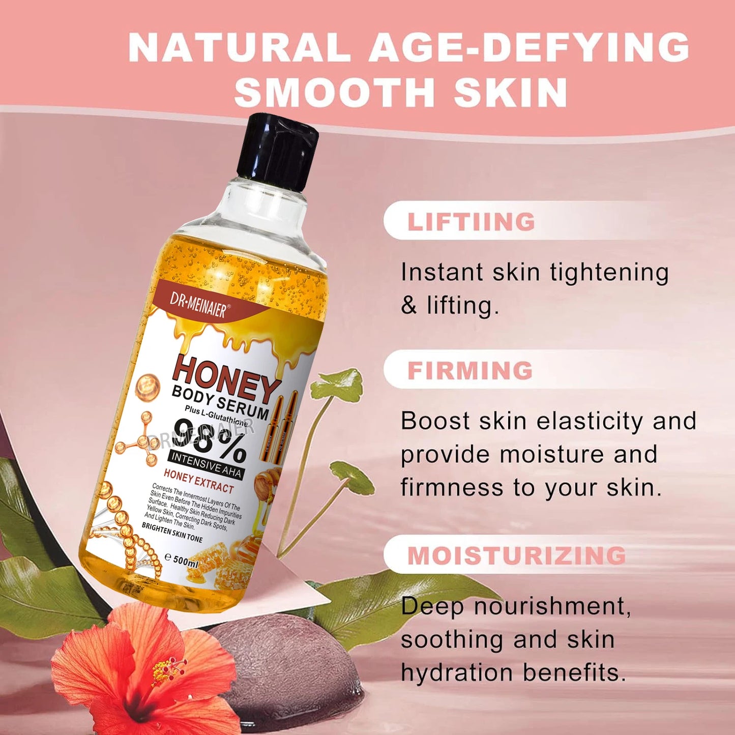 Super 500ml Turmeric Serum for Face & Body Skin Brightening Serum for Dark Spots - Turmeric Facial Repair Serum Cleanses Skin
