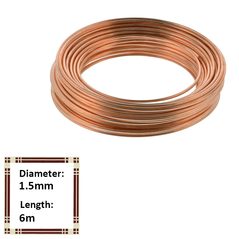 1300M-6M copper lacquer wire 0.1mm -1.5mm Cable Copper Wire Magnet Wire Enameled Copper Winding Wire Coil Copper Wire