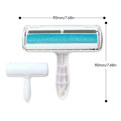 Pet Hair Remover Roller Reusable Lint Roller Dog Cat Fur Remover Portable Pets Hair Removal Cleaning Tool Hairs Scraper for Home
