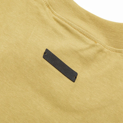 Fashion Design Men's T-shirts Two Rows Letter Logo Streetwear Designer Brand Men's T-shirts Sets