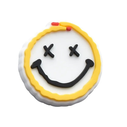 Hot Sale 1pcs PVC Shoe Charms Cactus Smiling Face Sandal Accessories DIY Shoe Decoration For Clog Sandal Kids X-mas Gifts