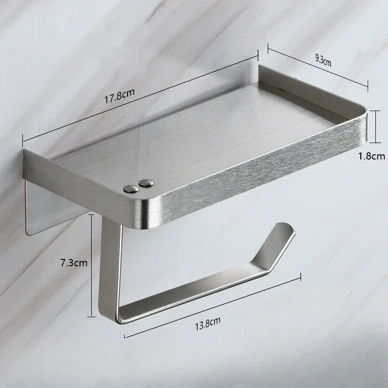 Stainless steel tissue holder for bathroom accessories