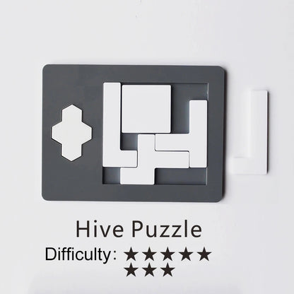 Difficult Puzzles Challenge Impossible Brain Burning Puzzles Adult Kid Fun Brainteasing Geometrical Shape Puzzle Game Toy