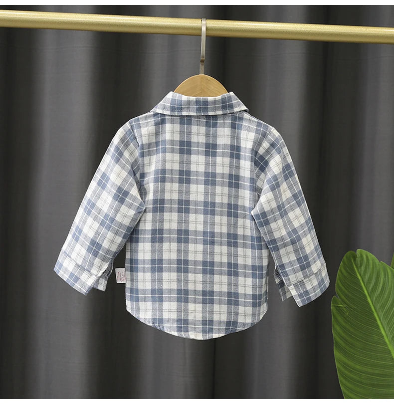 IENENS Baby Shirt Clothes Spring Thin Shirts Toddler Infant Boy Long Sleeve Tees Tops 1 2 3 4 Years Kids  Cotton Shirt