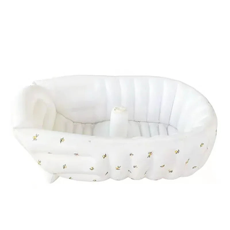 Ins Style New Portable Baby Bath Tub Bath Tub Newborn Bath Foldable Children's Inflatable Swimming Pool Bath Tub