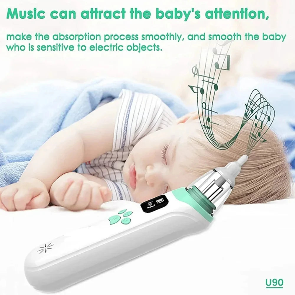 Nasal Aspirator For Infants And Young Children Nasal Washer Electric Newborn Baby And Children's Nasal Mucus Cleaning Tool