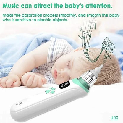 Nasal Aspirator For Infants And Young Children Nasal Washer Electric Newborn Baby And Children's Nasal Mucus Cleaning Tool
