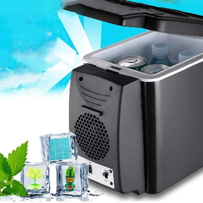 6L Electric Car Portable Mini Ice Box Vehicle Refrigeration & Heating Car Electronic Devices Portable Fridge Freezer for Camping