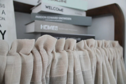 Japanese tassel half curtain partition door curtain kitchen short curtain coffee curtain pastoral decoration short curtain yarn