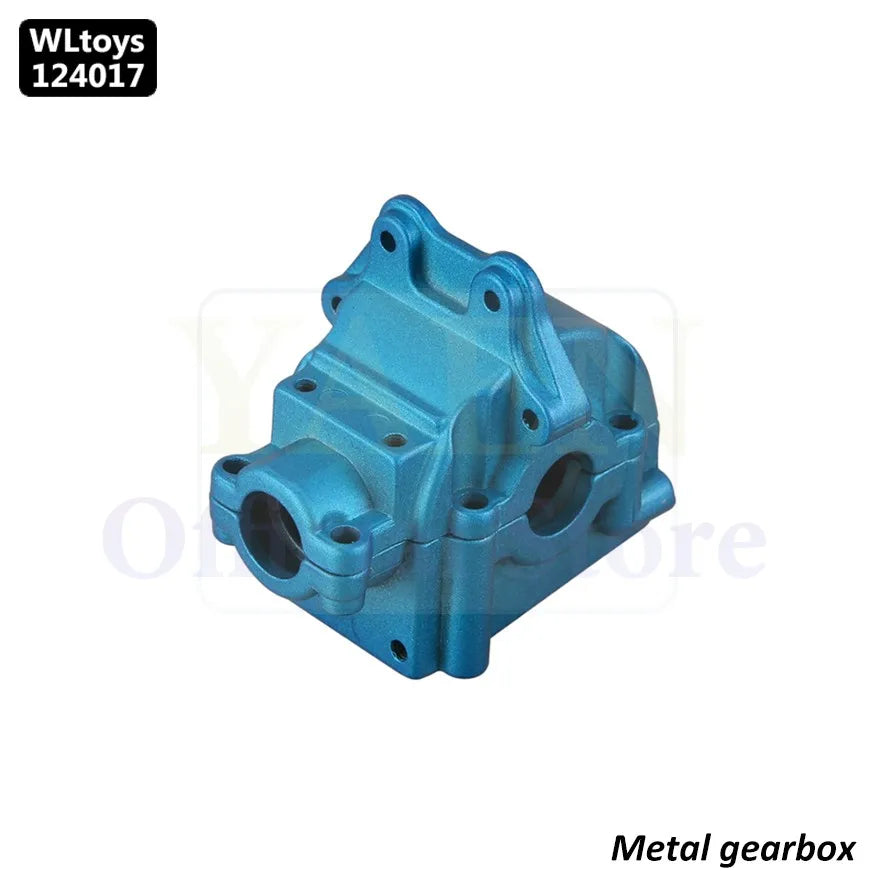 WLtoys 124017 1/12 RC Original Metal Spare Parts Swing Arm C Seat Bottom Motor Differential Gearbox Shock Absorbers Tire