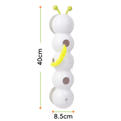 Interactive Cat Toy Intelligent Sensing Creative Cat Teasing Stick Scratch Resistant Durable USB Rechargeable Caterpillar Toys