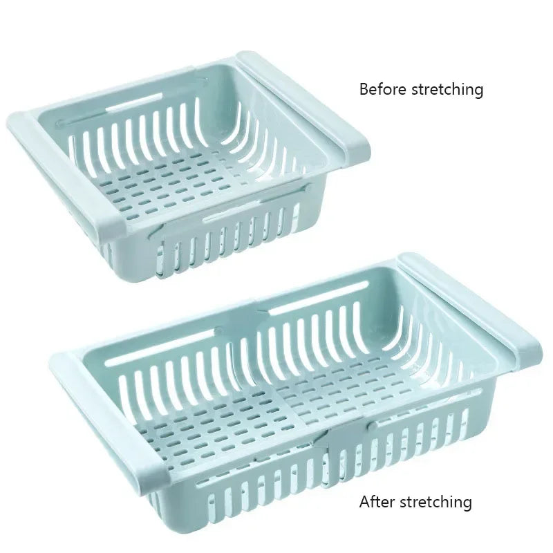 Hanging Kitchen Organizer Refrigerator Egg Fruit Storage Box Drawer Baskets Kitchen Accessories Fridge Organizer Shelf