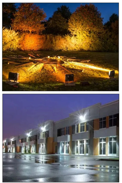 Outdoor IP66 Waterproof Path Light Spotlight LED Floodlight AC220V 10W 20W 30W 50W 100W 200W Outdoor Garden Porch Courtyard Lamp