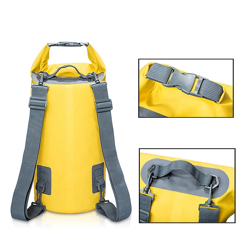 Waterproof Bag Dry Bag for Swimming Diving Bags 10L/15L/20L/30L Floating Bag Sack Dry Bag Backpack for Boating Rafting Fishing