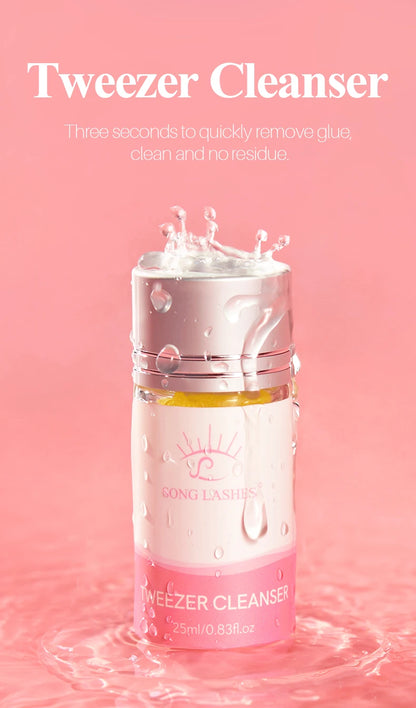 SongLash 25ml Eyelash Tweezers Cleanser Lash Glue Extension Supplies Sponge Eyelash Extension Cleaner Makeup Tools