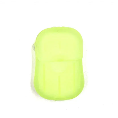 Outdoor travel disposable soap tablet box soap paper Portable hand washing tablet Small soap tablet mini soap sheet