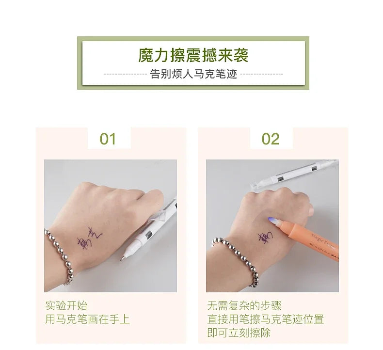 Tattoo Eyebrow Design Remove Skin Marker Pen Magic Eraser Remover Brush Tattoo Scribe Tool Tattoo accesories