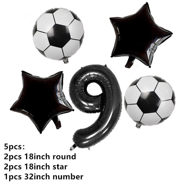 108*180cm Football Tablecloth Party Supplies Disposable Plate Tableware Party Birthday Party Decor Kids Boy Soccer Party Supplie