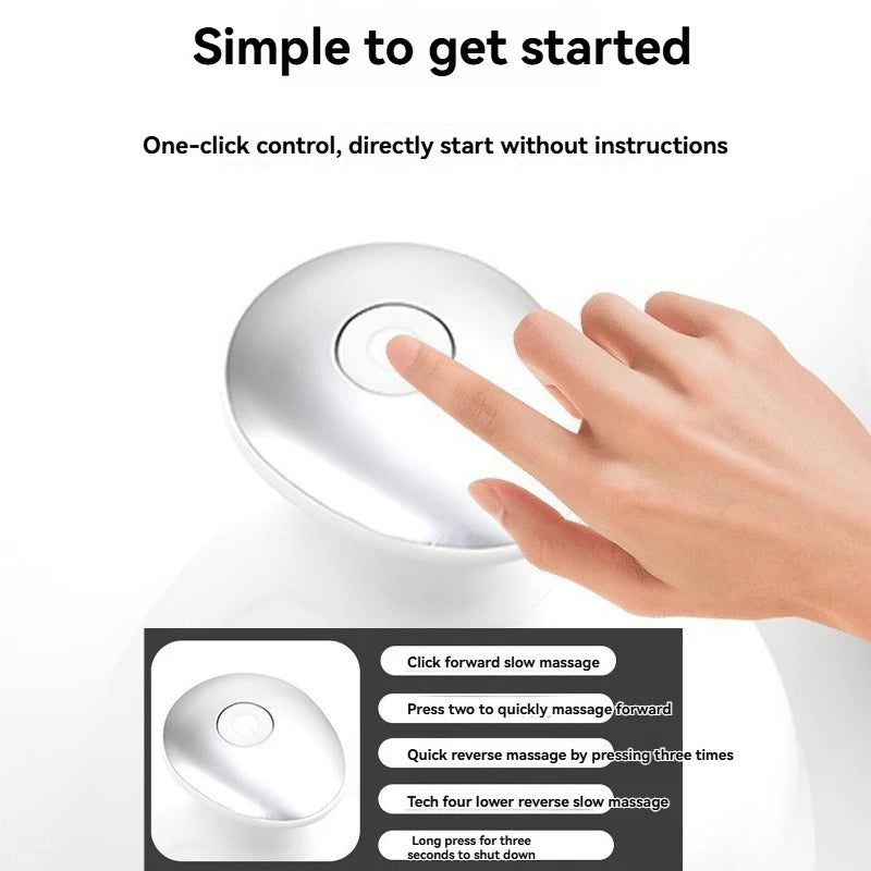 Intelligent Head Massager Scalp Massage Health Relaxation Body Shoulder and Neck Muscles Deep Tissue Rubbing Vibration Massage