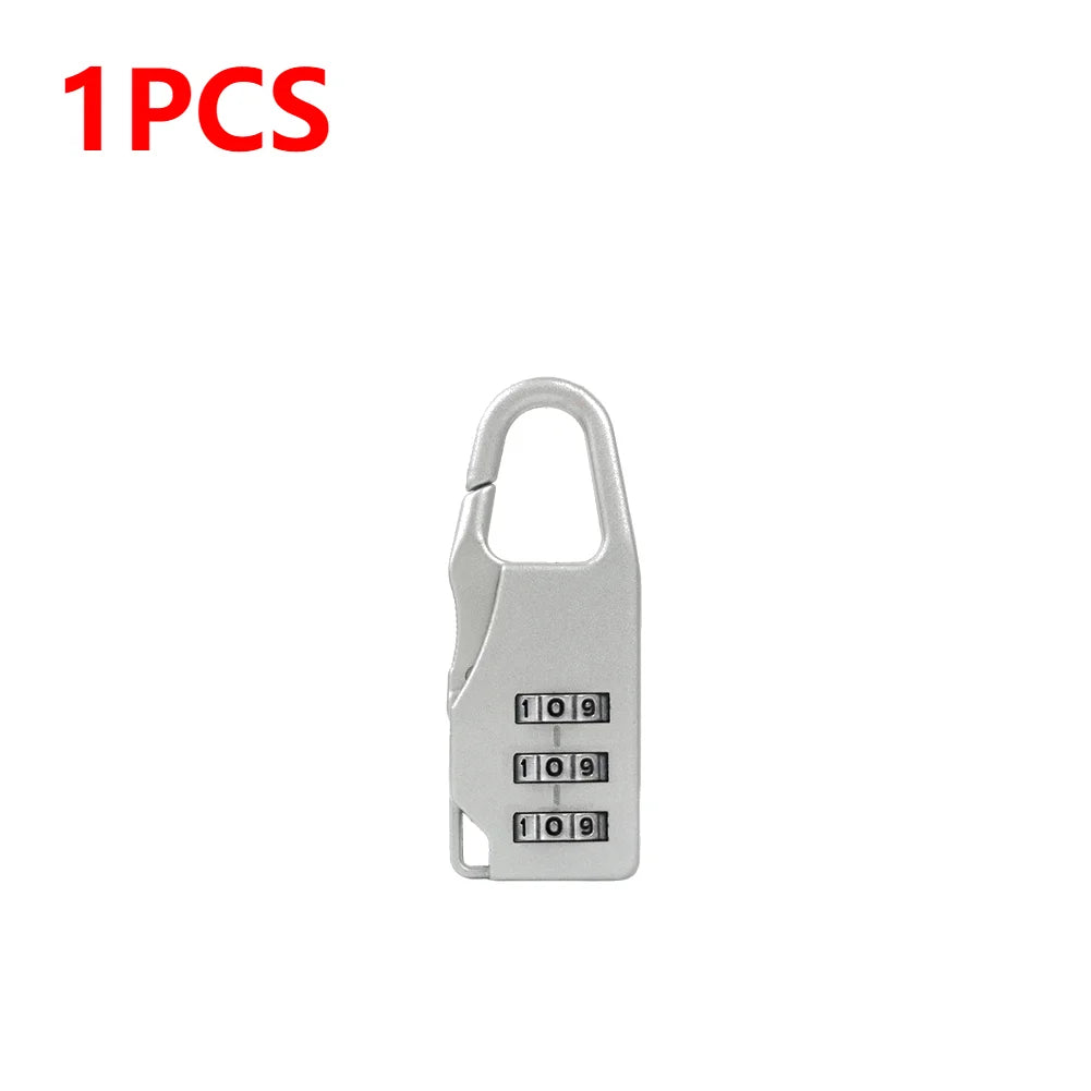 3 Digit Number Combination Pad Lock Padlock Outdoor Waterproof Lock Suitcase Luggage Security Coded Lock Zinc Alloy Code Lock
