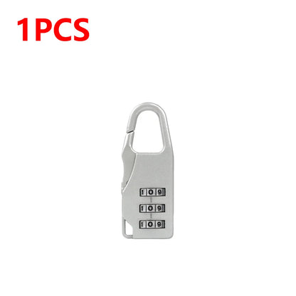 3 Digit Number Combination Pad Lock Padlock Outdoor Waterproof Lock Suitcase Luggage Security Coded Lock Zinc Alloy Code Lock