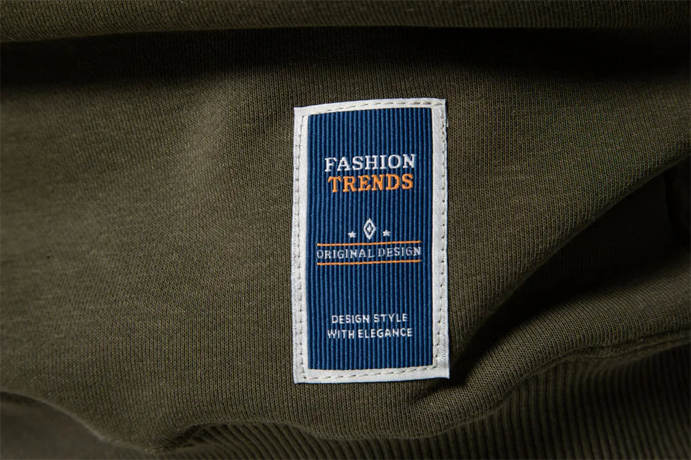 Pullover Streetwear Cotton Men's Sweatshirt Casual Solid Color Long Sleeve Spring Sweatshirt Men Quality Classic Mens Clothes