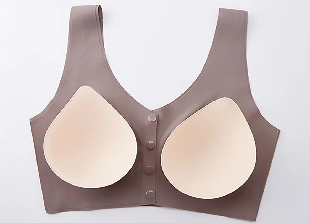 Nursing Bra Maternity Bra With Removable Pads Front Open Buckle Breathable Comfortable 3D Seamless Bras For Women Pregnancy Hot
