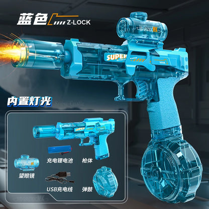 Electric Water Gun Toy Portable Automatic  Electric Burst Water Gun Kids Outdoor Water Toys