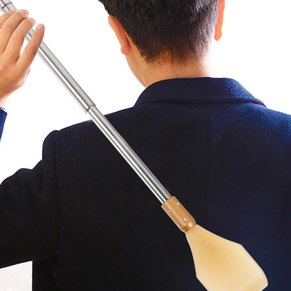 Tickle Tool Scratcher Hand Massage Massager Body Rake Back Stainless Steel Retractable