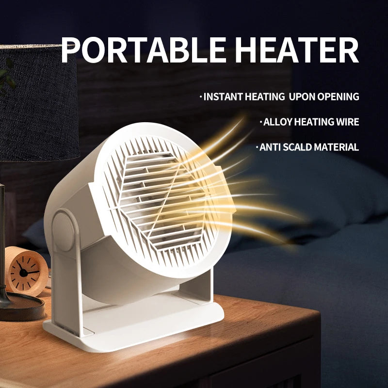 A EU new air heater Cold and warm heater Small electric heater for the home desktop office desktop portable heating fan