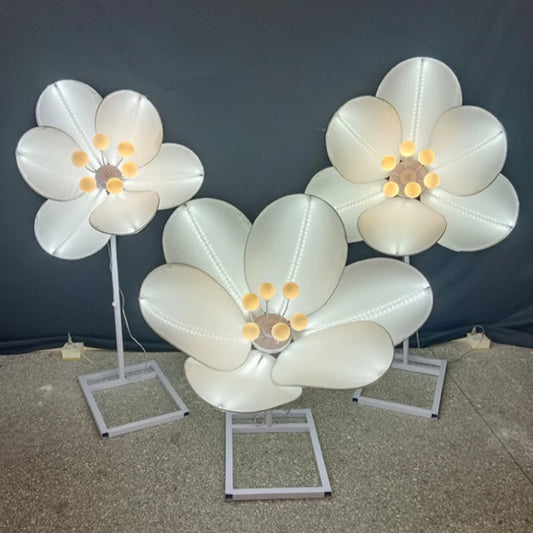 Modern Wedding Decoration Lamps Camellia Decorative Floor Lamps Are Suitable For Decorative Floor Lamps For Wedding Banquets