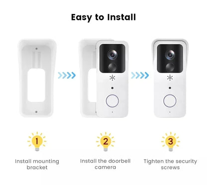 Video Doorbell 5G 2.4G WiFi 1080P Smart Outdoor Wireless Intercom Waterproof Wireless Camera Home Safety Doorbell Camera