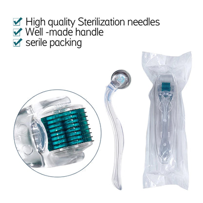 Professional Beauty Derma Roller Micro Face Roll Hair Growth For Skin Facial Hair Beard Scalp Micro Needle Face Roller Skin Care