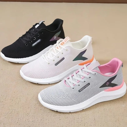 The women's walking shoes have a soft and slip-resistant sole making them perfect for stylish runners.Breathable and comfortable