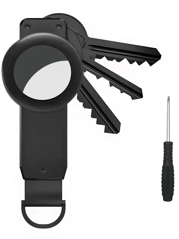 Keychain for Apple Airtag,Key holder Carbon fiber/aluminum alloy keychain compatible with Apple Airtag sale