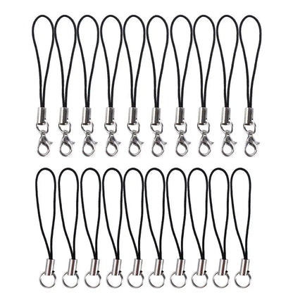 Phone Strap Key Holder Keychains Hooks Bag Key Ring Lanyard Lariat Cords Phone Lanyard Phone Lanyard String Lobster Clasp Rope